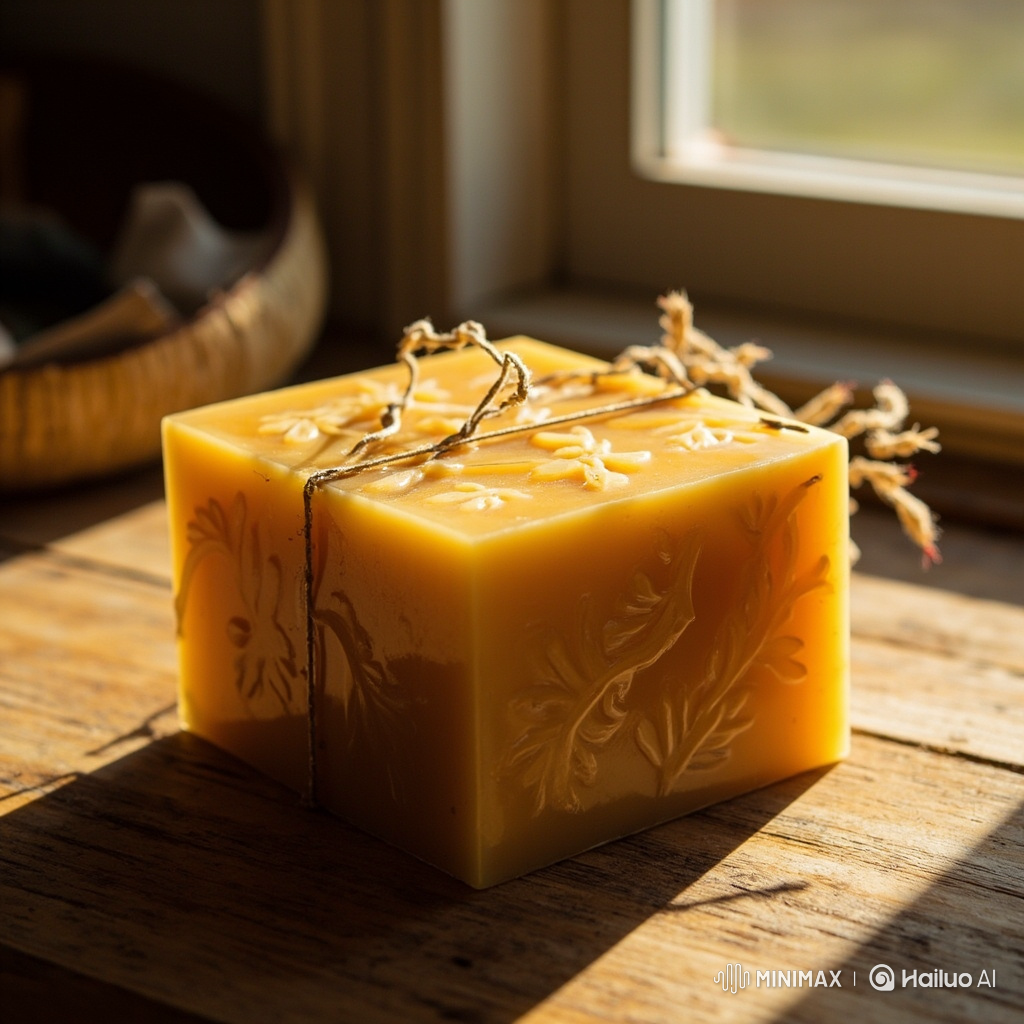 Käsintehty mehiläisvahalahja